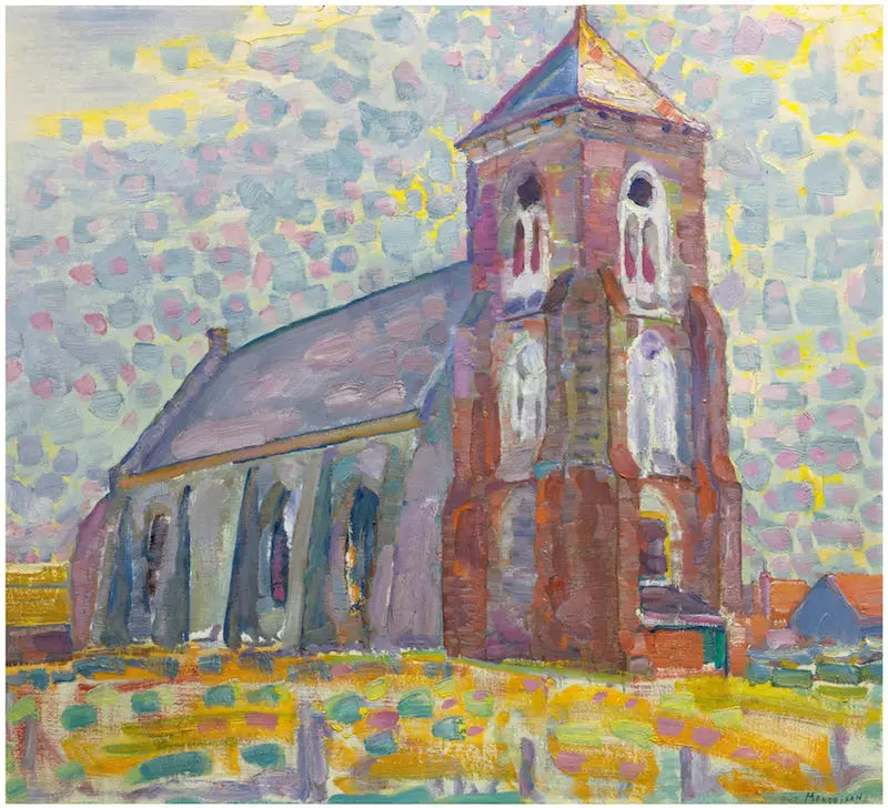 Zoutelandin kirkko - Piet Mondrian