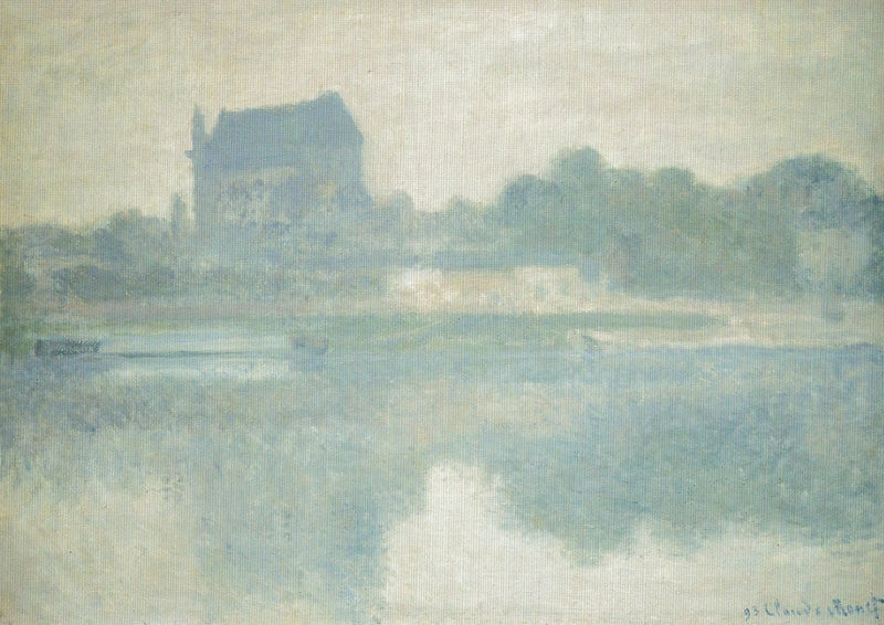 Vernonin kirkko, sumu W1391 - Claude Monet