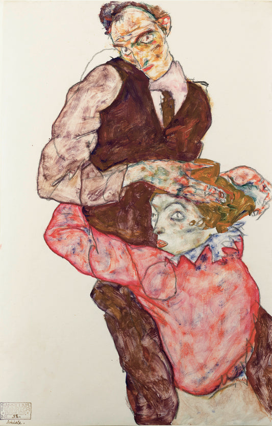💞 Rakastavaiset – Egon Schiele (1914)