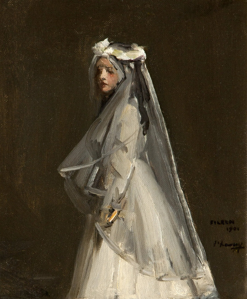 Eileen, hänen ensimmäinen ehtoollinen - John Lavery
