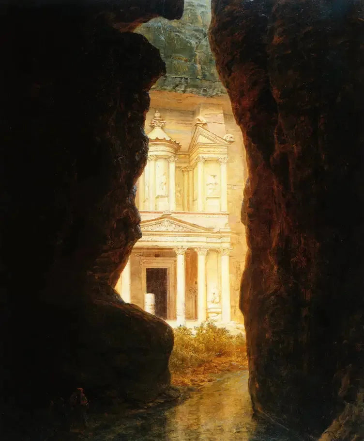 El Khasné, Pétra - Frederic Edwin Church