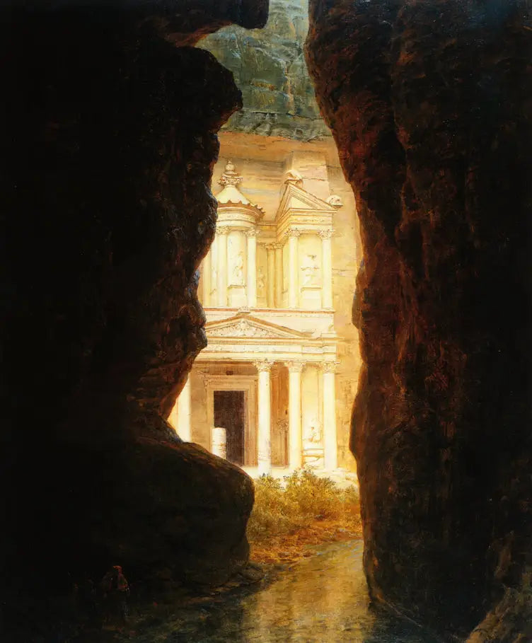 El Khasné Pétra - Frederic Edwin Church - Alpha Reproduction