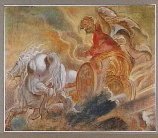 Élie viedään taivaaseen vaunuissa - Peter Paul Rubens