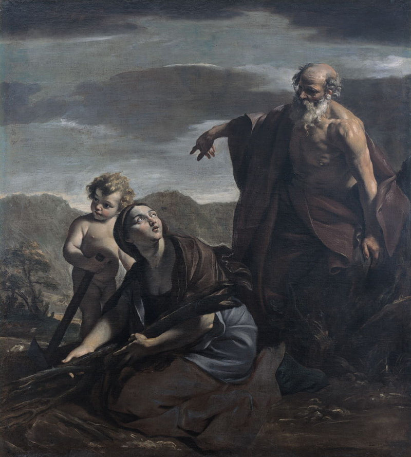 Élie ja Sareptan leski - Giovanni Lanfranco