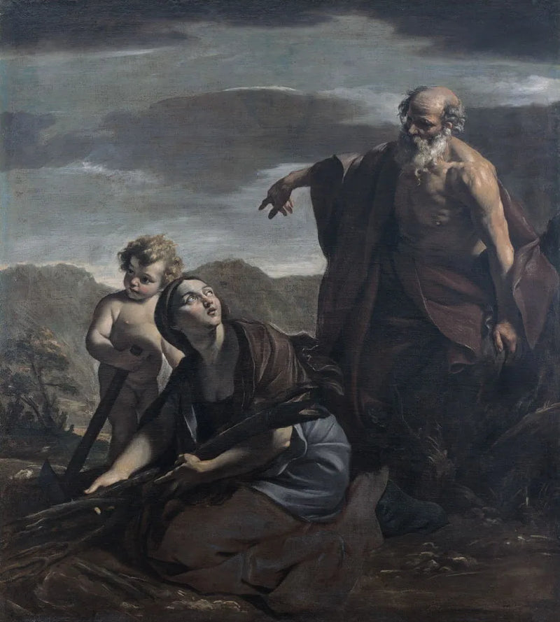Élie ja Sareptan leski - Giovanni Lanfranco