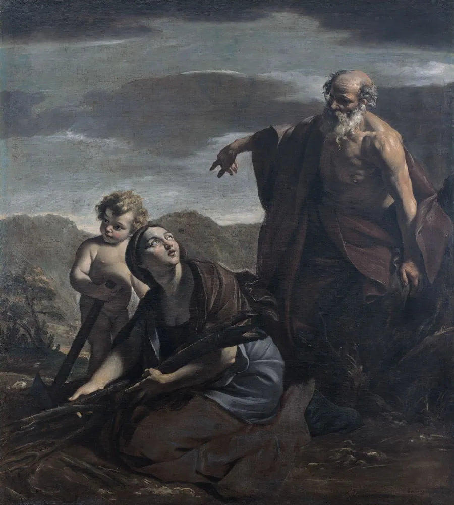 Élie ja Sareptan leski - Giovanni Lanfranco
