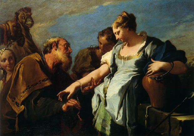 Éliézer ja Rebecca - Giovanni Battista Pittoni