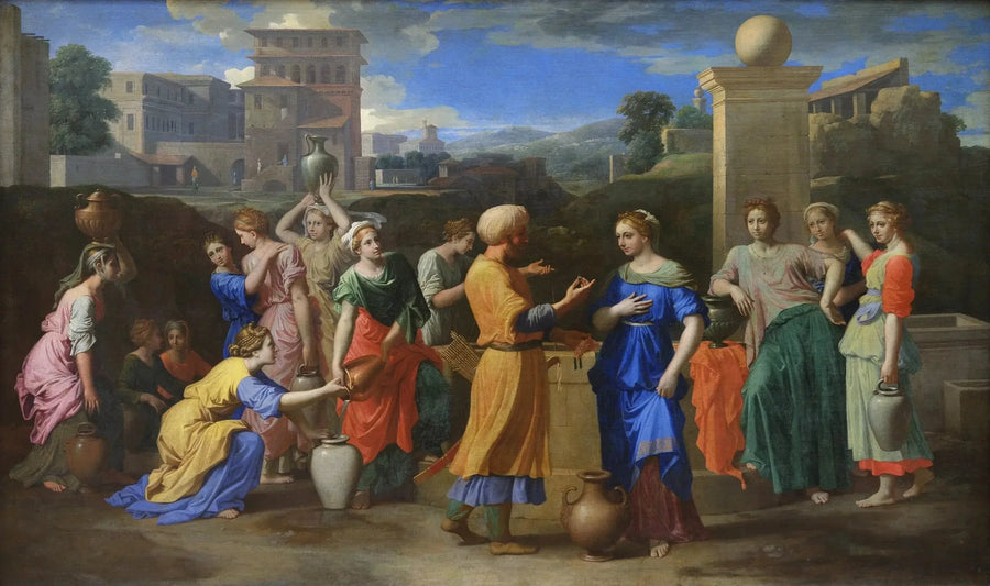 Éliézer ja Rebecca - Nicolas Poussin