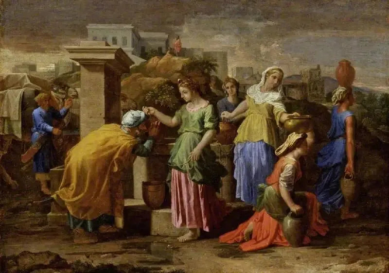 Éliézer ja Rebecca - Nicolas Poussin