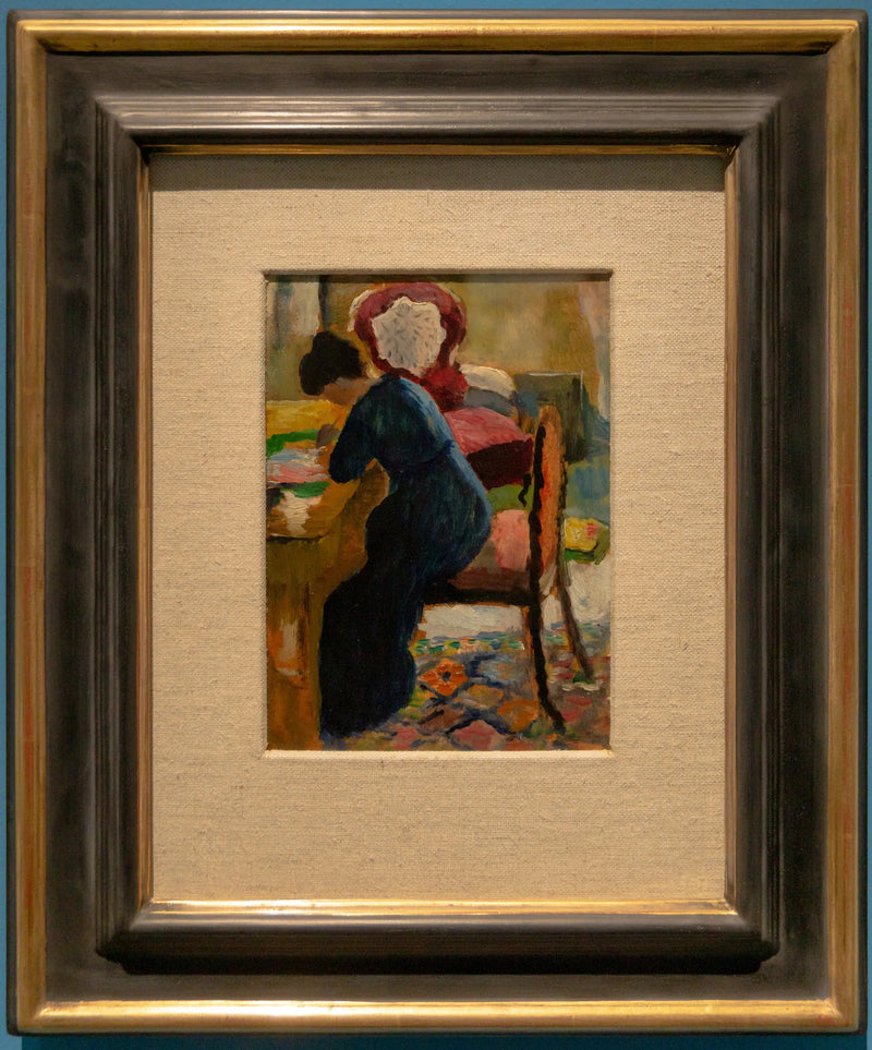 Élisabeth toimistossa - August Macke