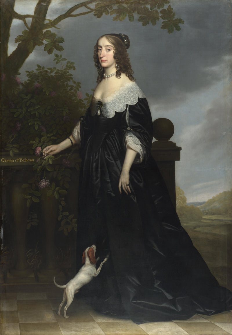 Elisabeth Stuart, Böömin kuningatar - Gerrit van Honthorst