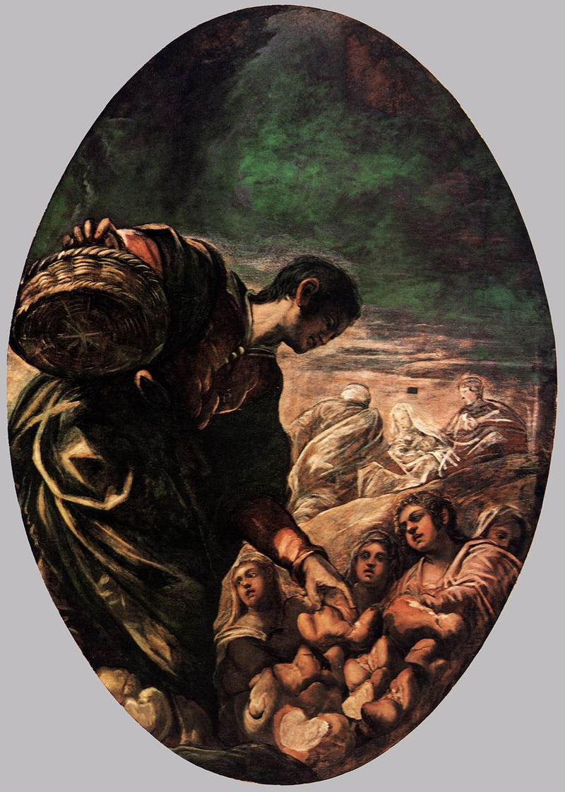Élisée moninkertaistaa kipuja - Jacopo Tintoretto