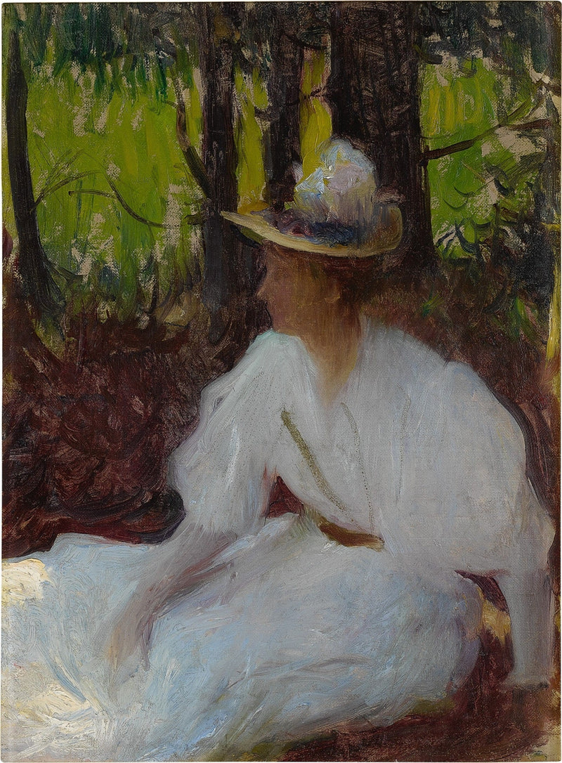Ellen metsissä - Frank Weston Benson