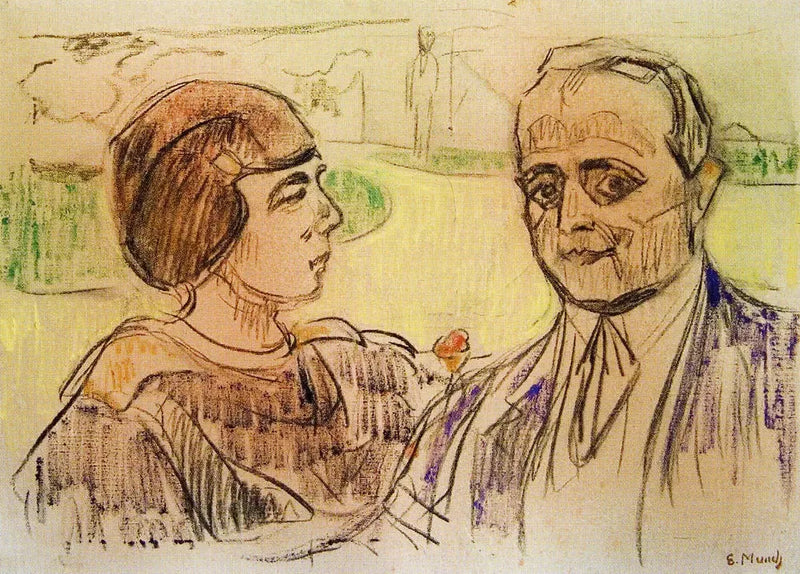 Elsa ja Curt Glaser - Edvard Munch