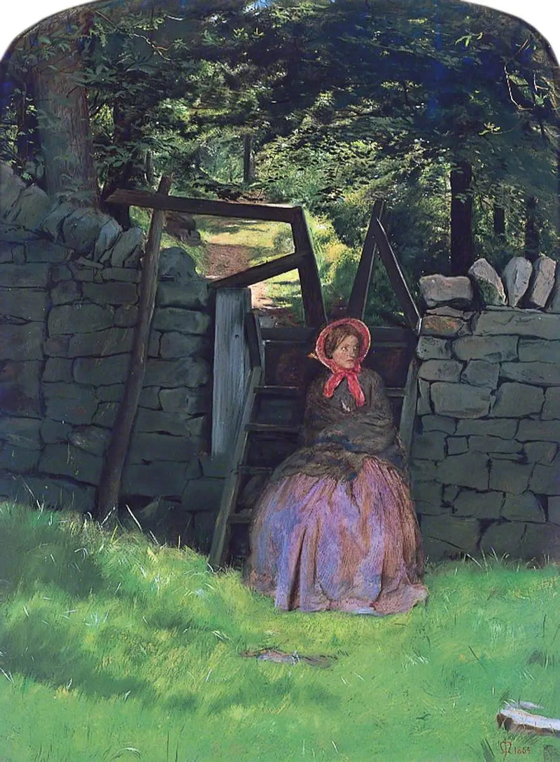 Odottaessa - John Everett Millais