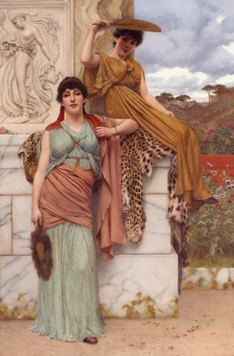 Odottaen kulkueen - John William Godward