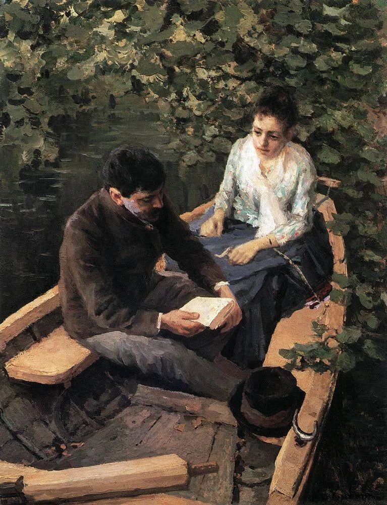 Veneellä - Konstantin Korovin