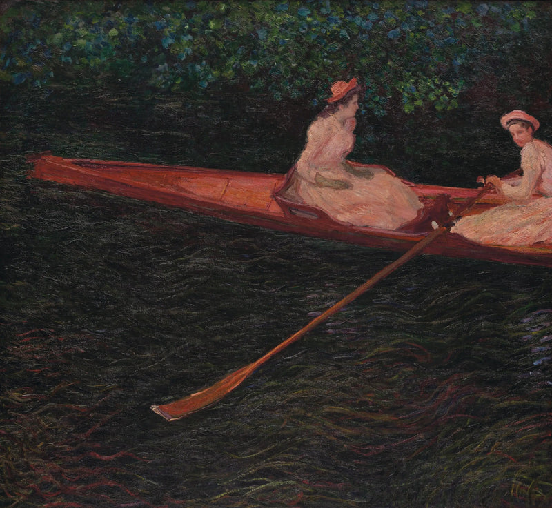 Kanoottina Epte-joella - Claude Monet