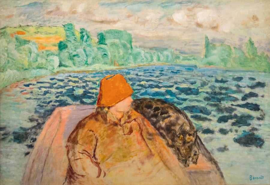 Kanootissa, Vernon - Pierre Bonnard