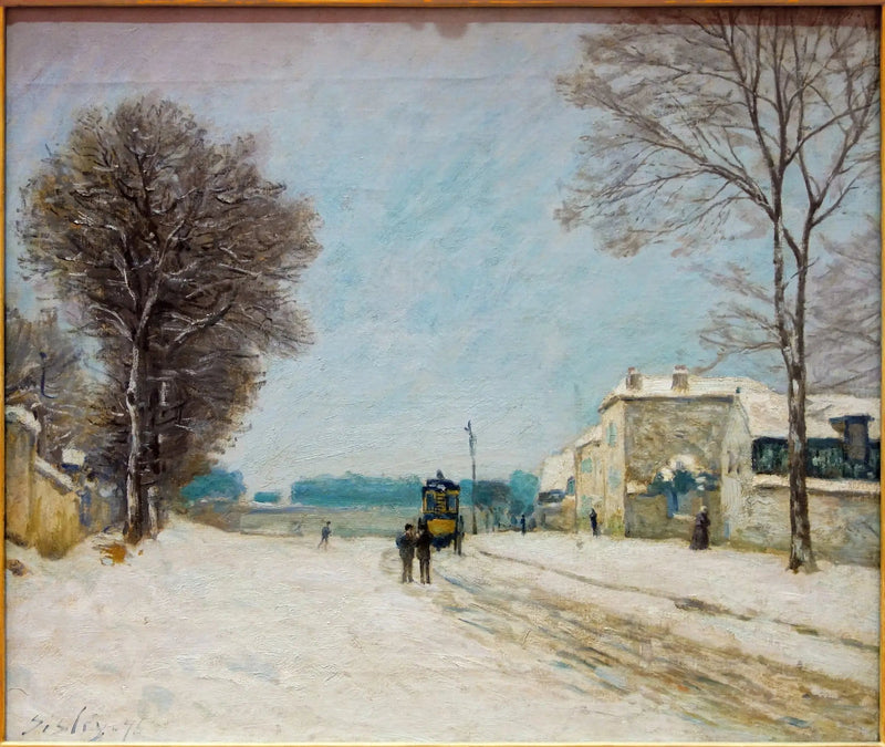 Talvella, lumiefekti - Alfred Sisley