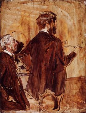 En studio - Giovanni Boldini - Alpha Reproduction