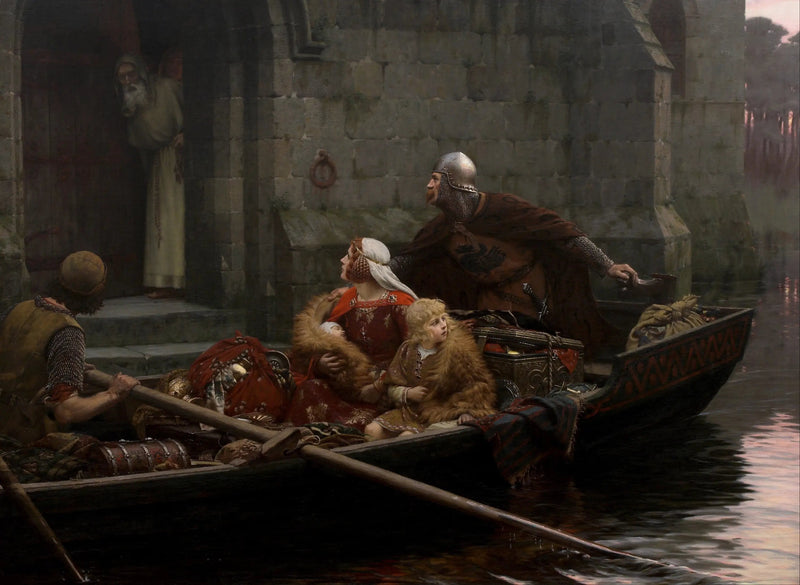 Vaaran aikana - Edmund Blair Leighton