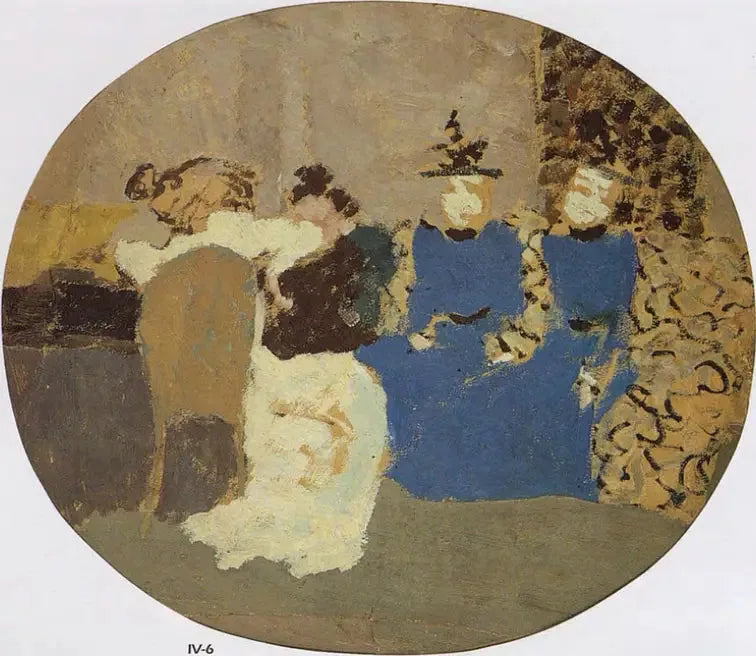 Vierailulla, neidot Fornachon - Édouard Vuillard