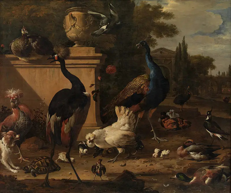 Kanala kartanossa - Melchior de Hondecoeter