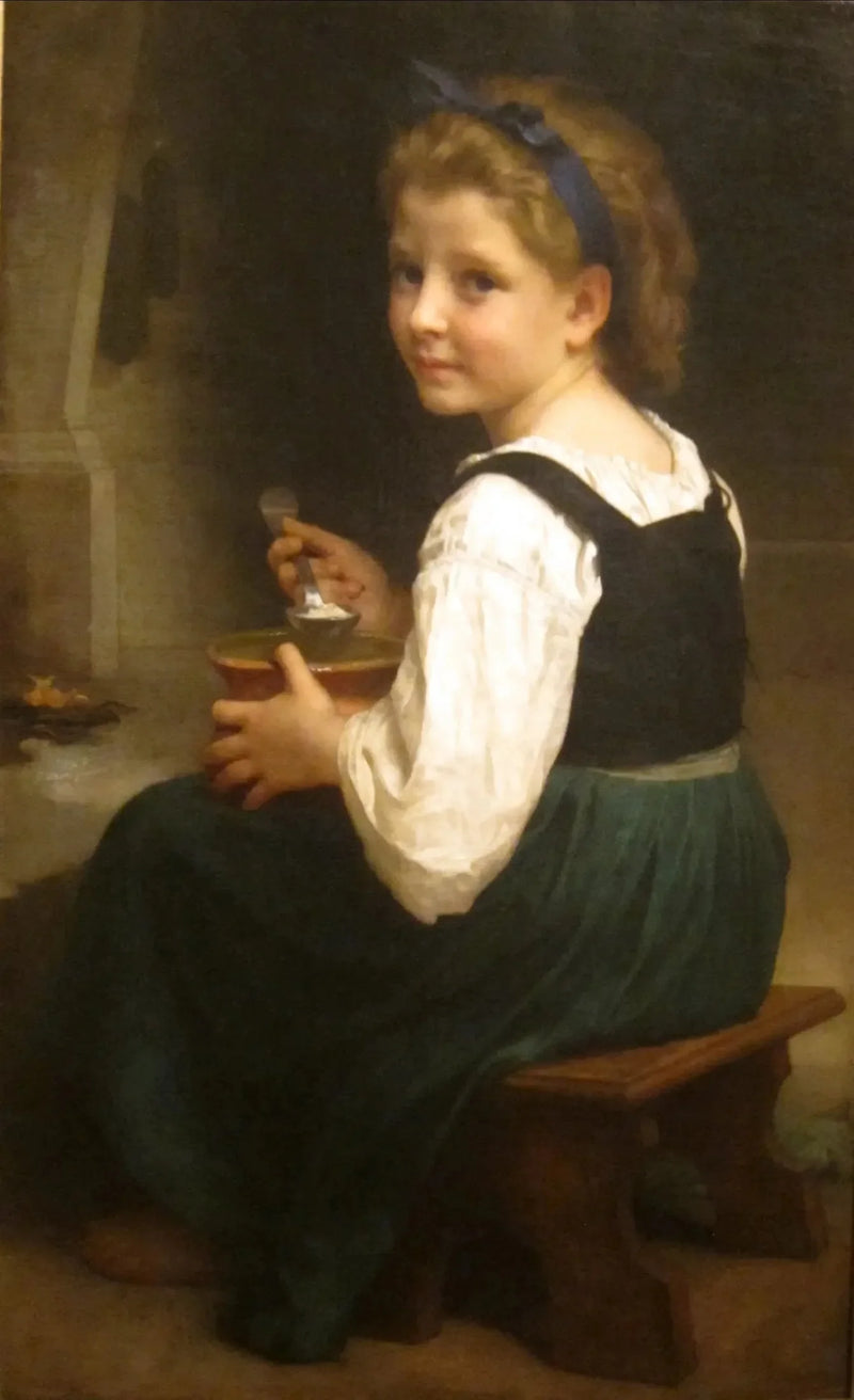 Maitokupillinen lapsi - Bouguereau
