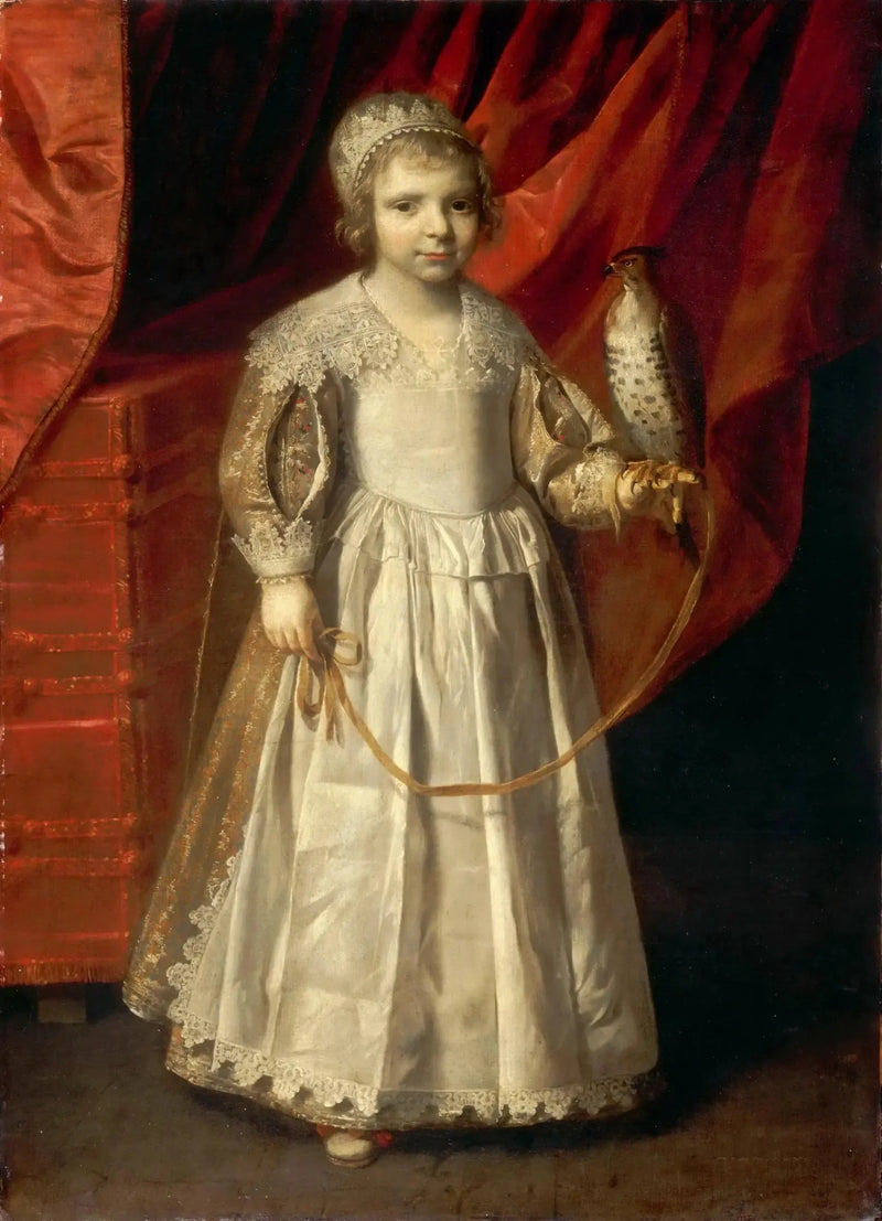 Lapsi haukan kanssa - Philippe de Champaigne