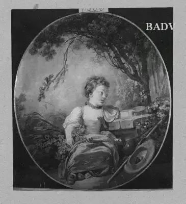 Lapsi kaivossa puutarhassa - François Boucher