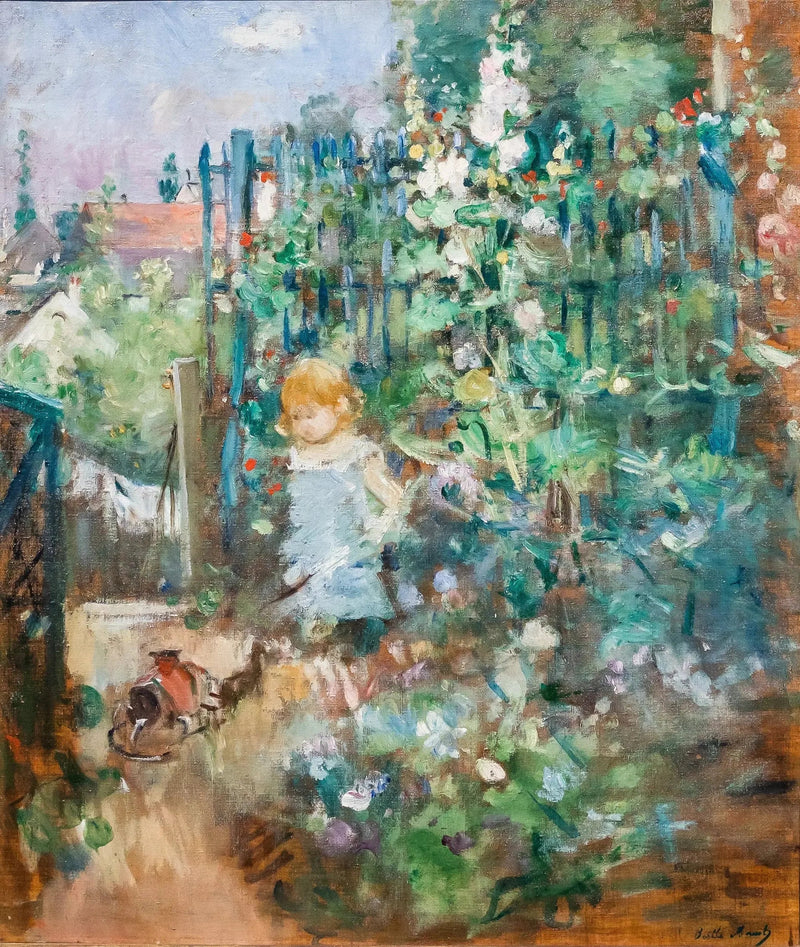Lapsi malvassa - Berthe Morisot