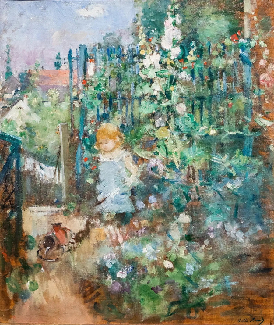 Lapsi malvassa - Berthe Morisot
