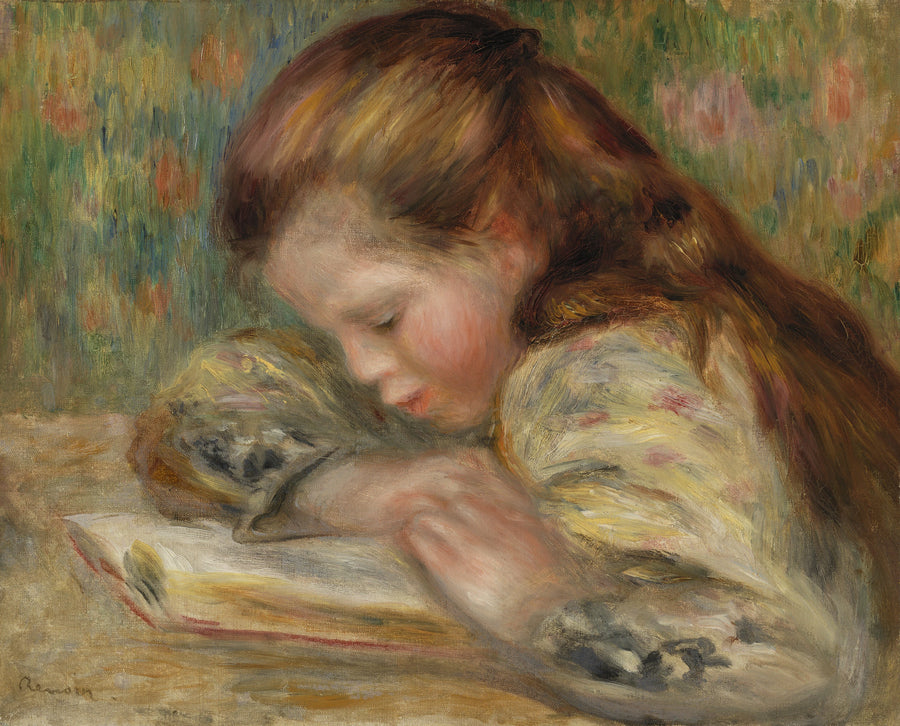 Lapsi lukemassa - Pierre-Auguste Renoir