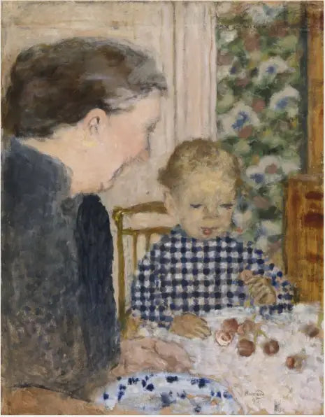 Lapsi syömässä kirsikoita - Pierre Bonnard