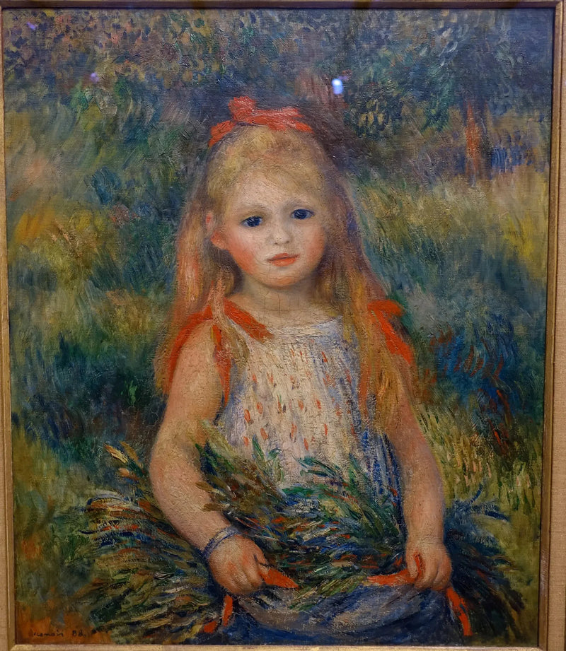 Lapsi, joka kantaa tähkiä - Pierre-Auguste Renoir