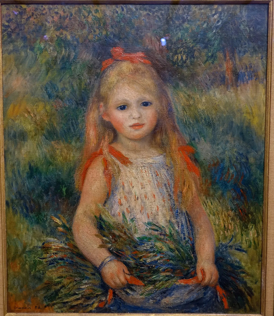 Lapsi, joka kantaa tähkiä - Pierre-Auguste Renoir