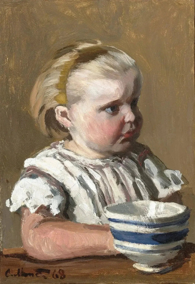 The Child with the Cup, Jean Monet W131:n muotokuva - Claude Monet