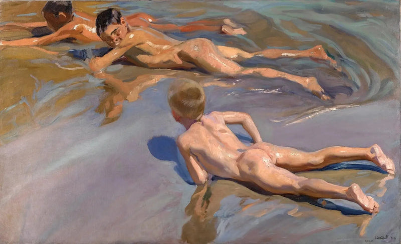 Lapset rannalla - Joaquín Sorolla