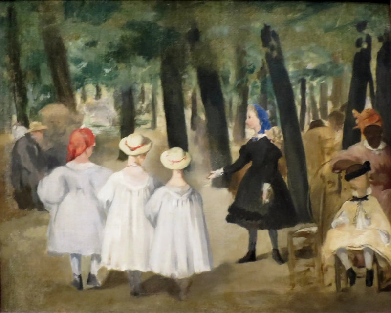 Lapset Tuileries'ssa - Édouard Manet
