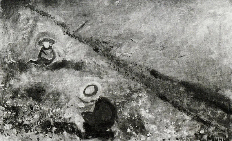 Lapset kukkakedolla - Edvard Munch
