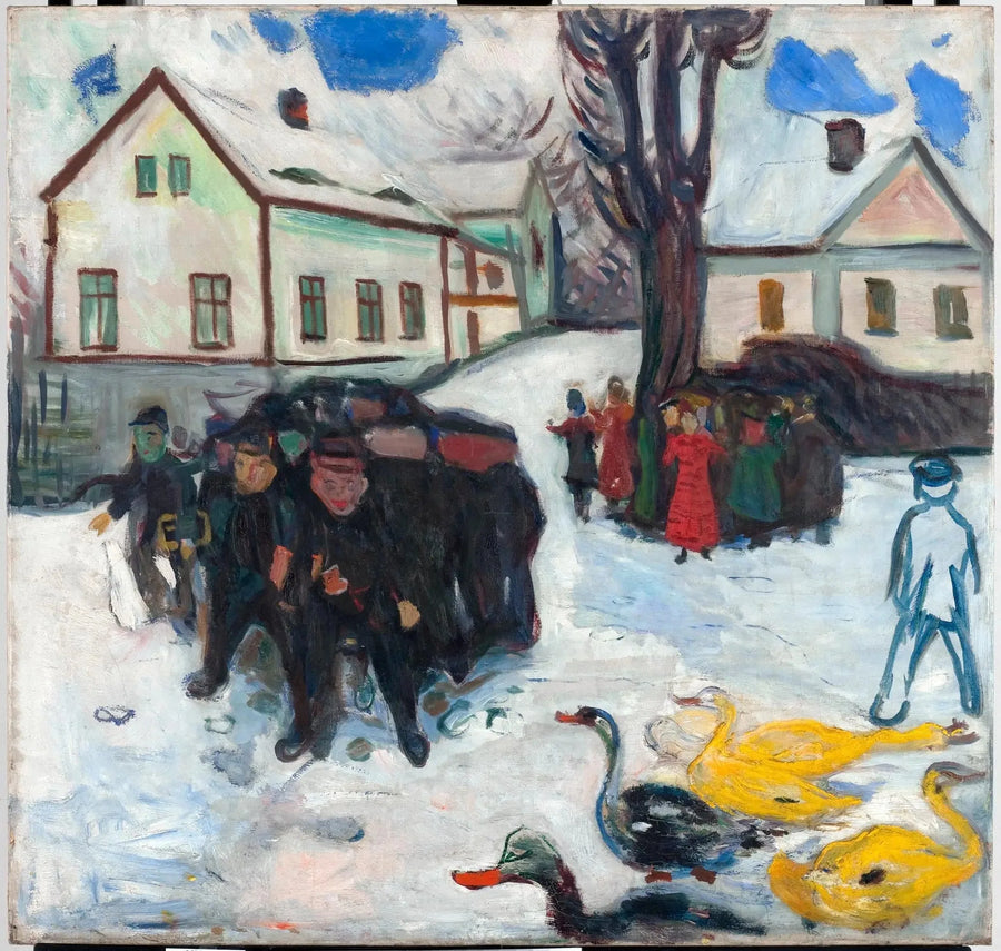 Lapset ja Ankat - Edvard Munch