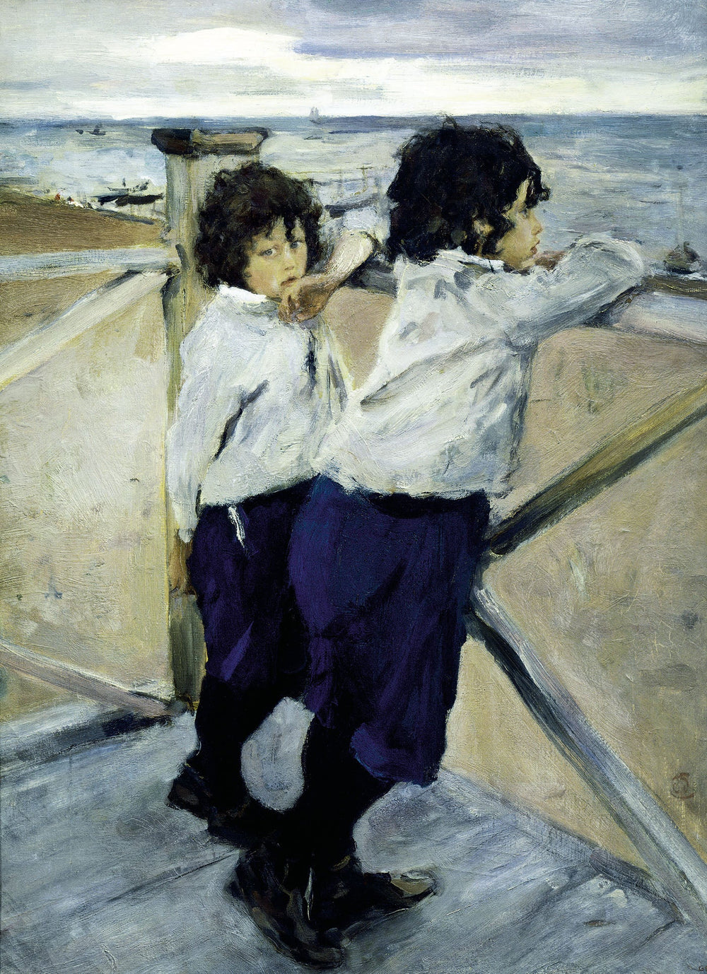 Lapset. Sacha ja Yura Serov - Valentin Serov