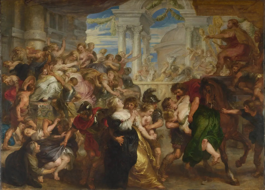 Sabinien sieppaus - Peter Paul Rubens