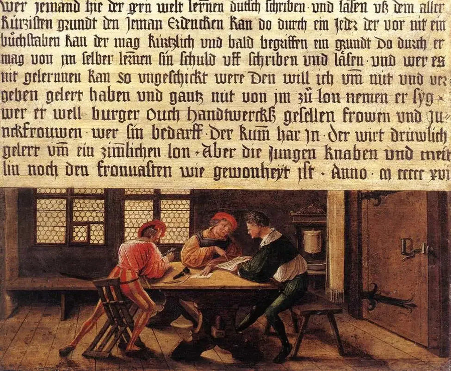 Koulunopettajan merkki (aikuisten puolella) - Hans Holbein nuorempi