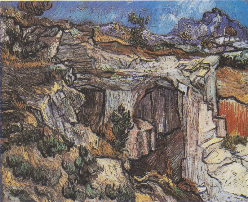 Urheilijan sisäänkäynti lähellä Saint-Rémyä - Vincent van Gogh
