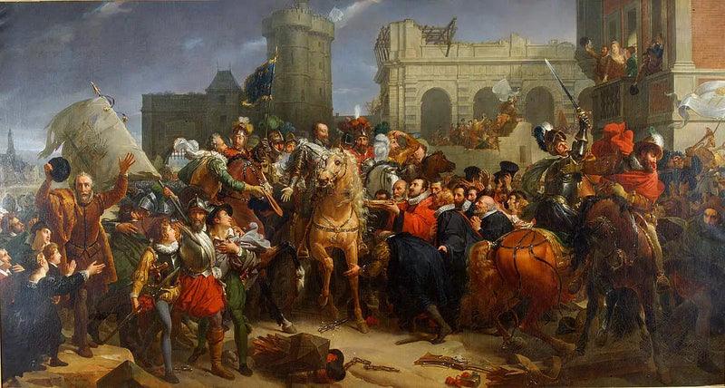 Henri IV:n sisäänkäynti Pariisissa, 22. maaliskuuta 1594 (1817) - François Gérard
