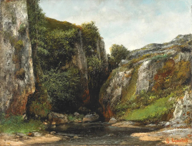 Gave-joen suuaukon sisäänkäynti - Gustave Courbet