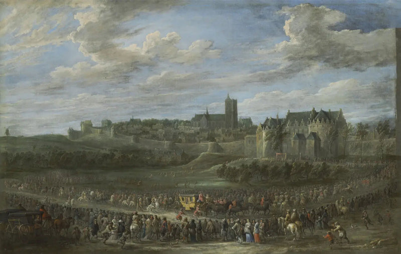 Prinsessan sisäänkäynti Brysselissä - David Teniers nuorempi