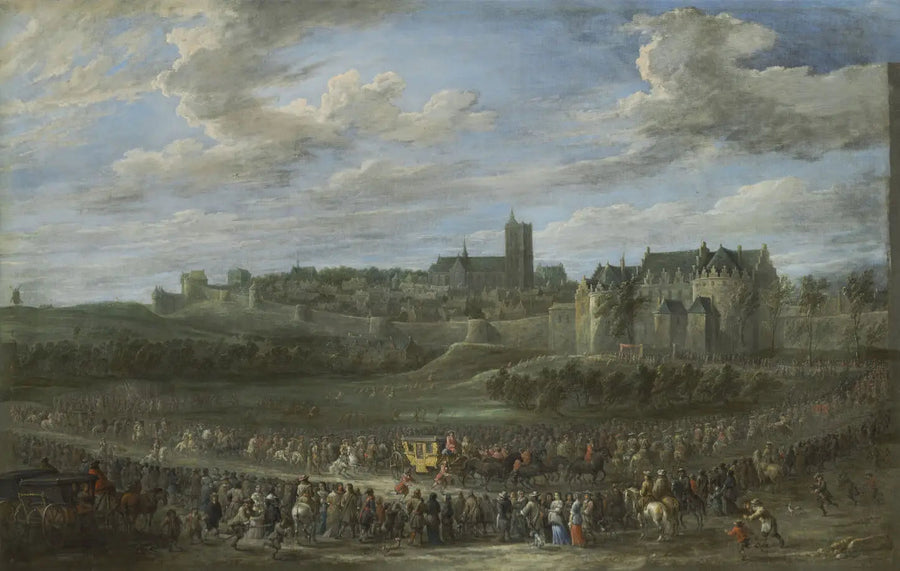 Prinsessan sisäänkäynti Brysselissä - David Teniers nuorempi